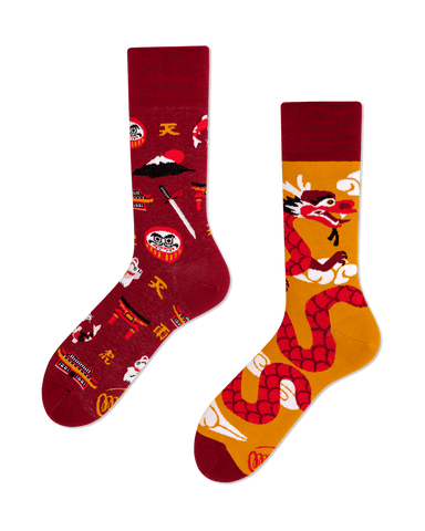 Asian Dragon Socks