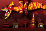 Asian Dragon Socks