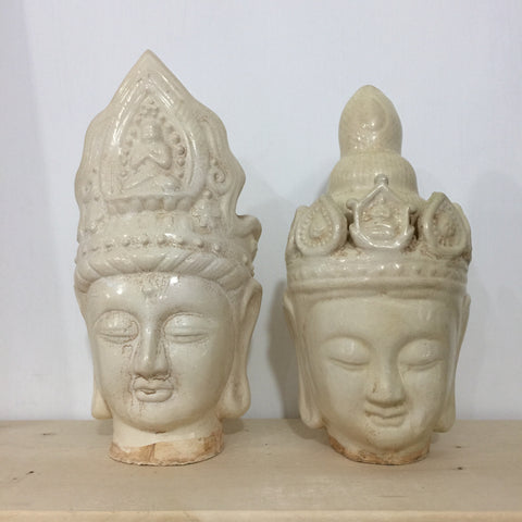 White Ceramic Buddha