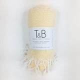 Yellow Bamboo & Cotton Turkish Towel