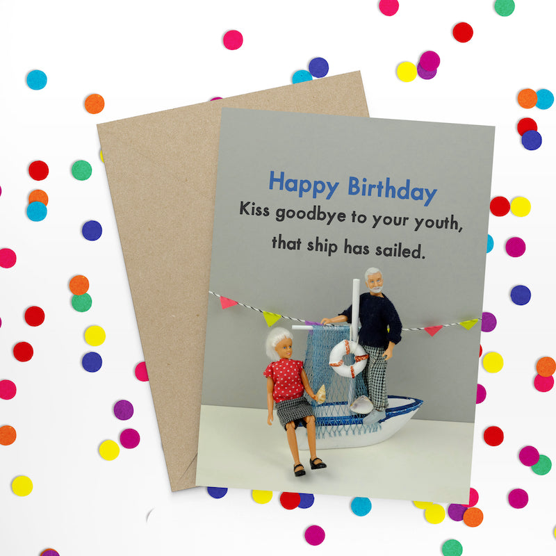 " Ship Sailed " Greeting Card