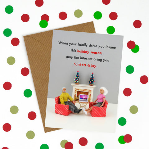 " Comfort & Joy " Greeting Card