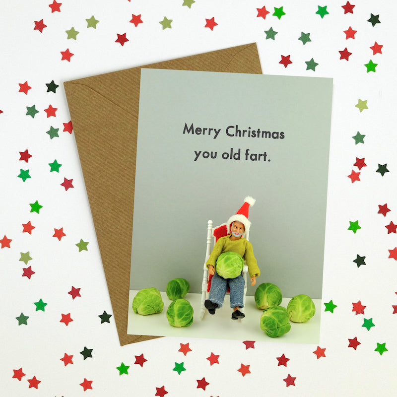 " Christmas Fart " Greeting Card