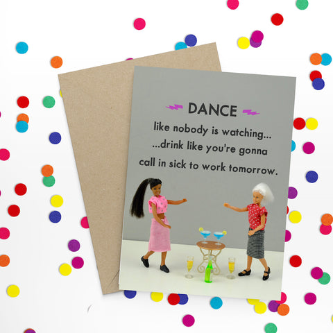 " Dance " Greeting Card