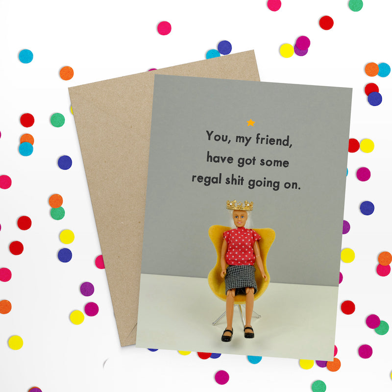 " Regal " Greeting Card