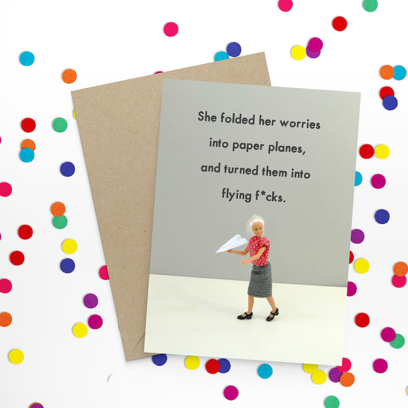 " Paper Planes " Greeting Card