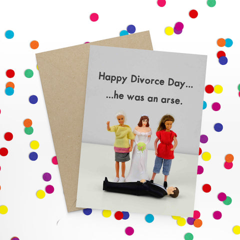 " Divorce " Greeting Card