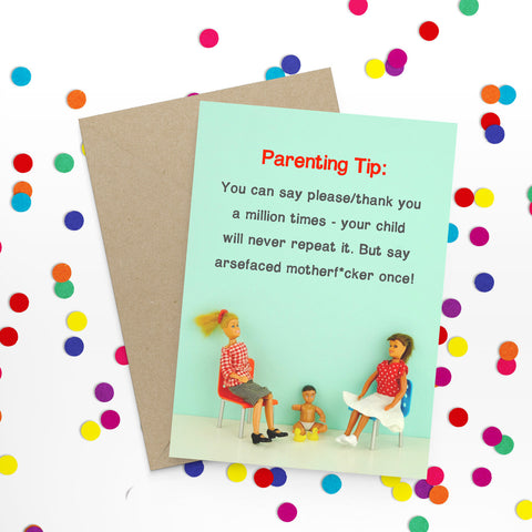 " Please and Thank you  " Greeting Card
