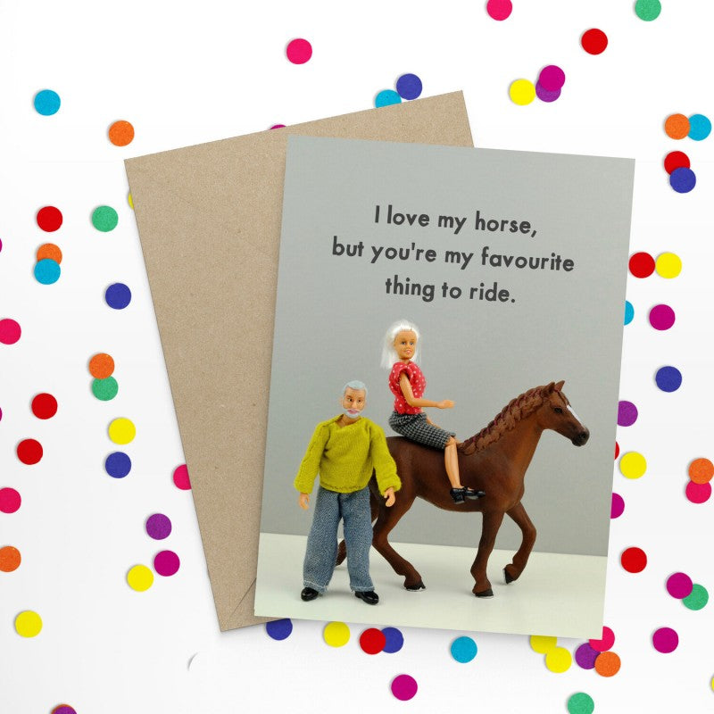 " Horse Ride " Greeting Card