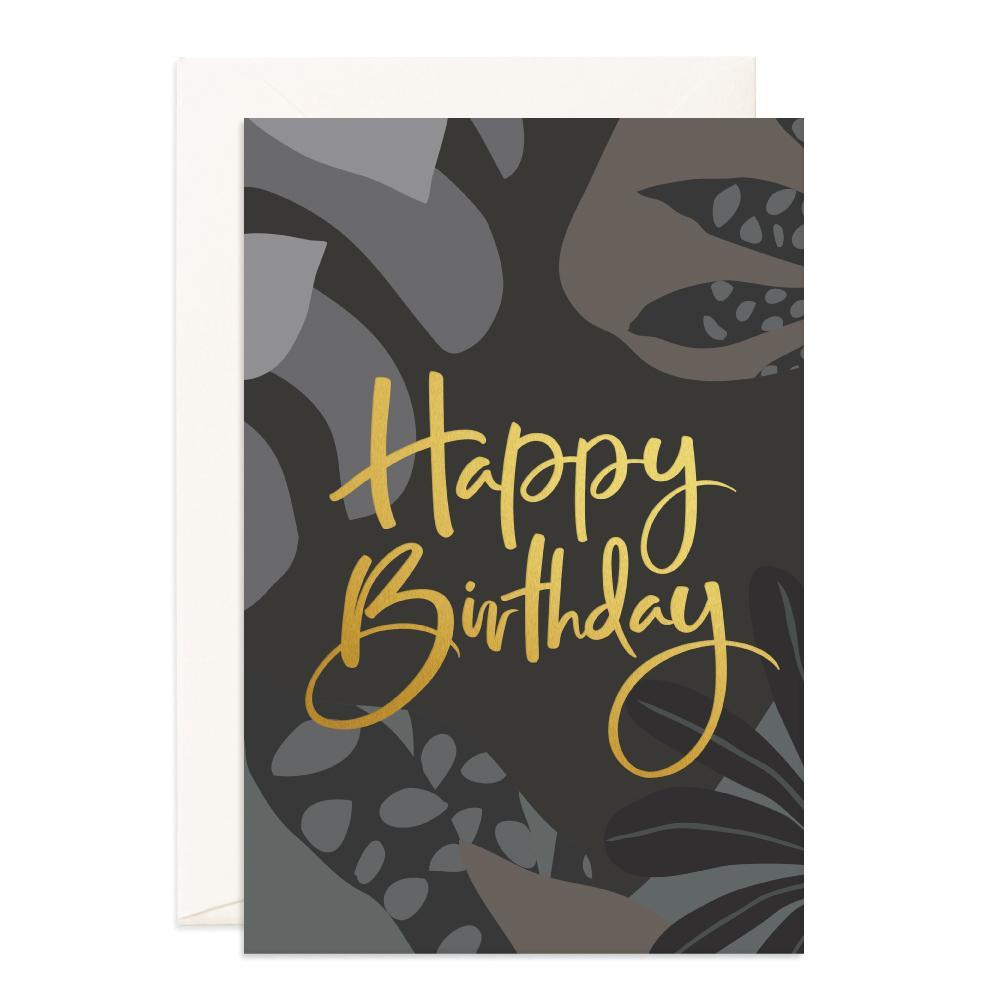 " Happy Birthday Night Jungle " Jumbo Card