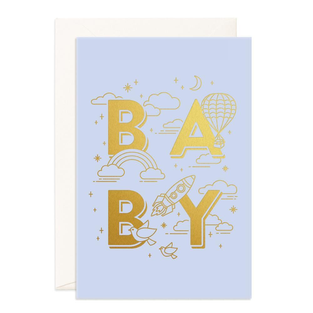 Product image of Baby Universe Blue Jumbo Card
