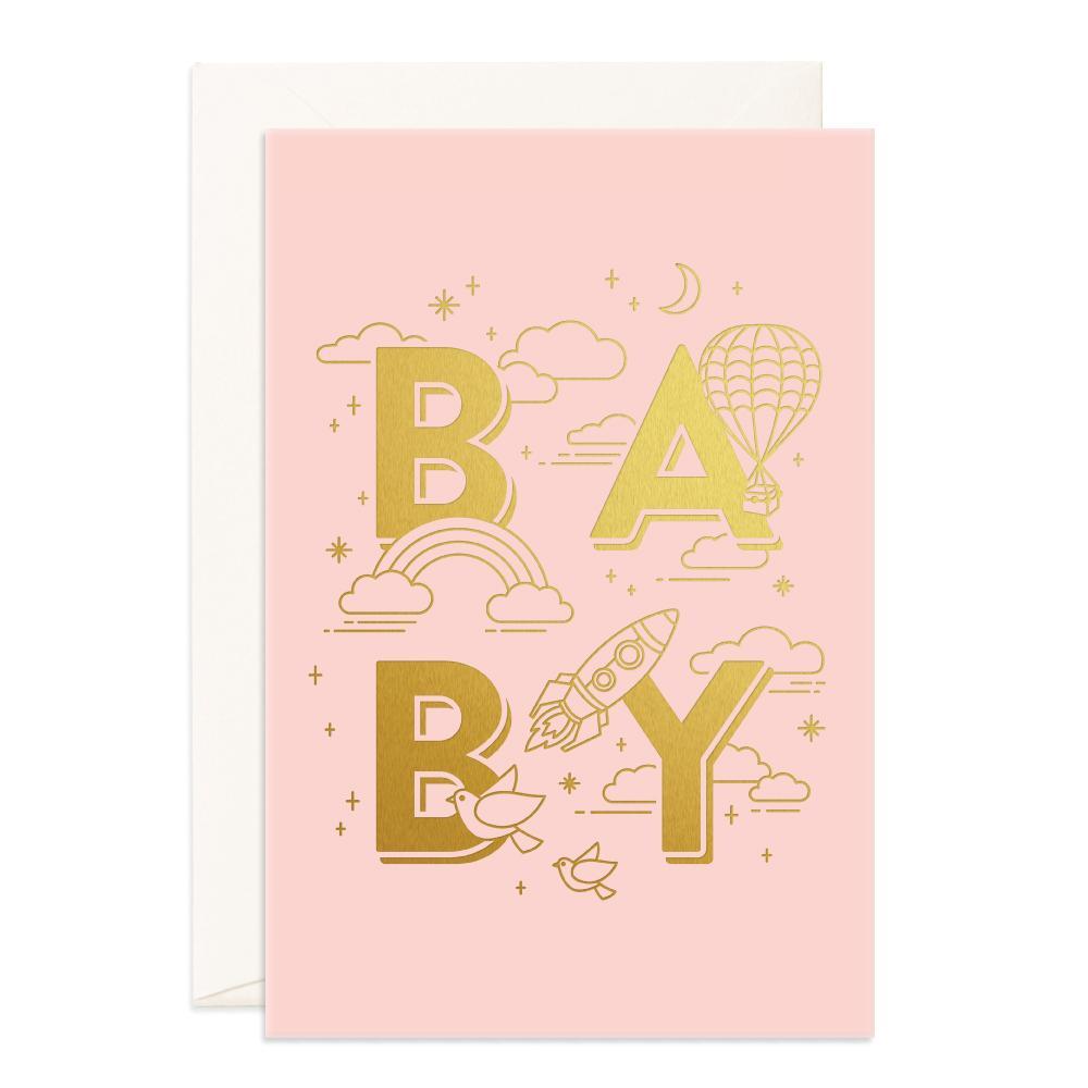Product image of Baby Universe Pink Jumbo Card