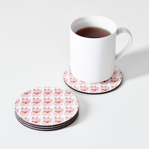 Lucky Cat Coasters