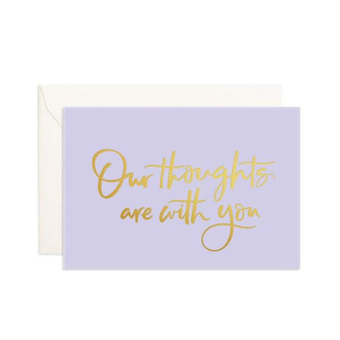 " Our Thoughts " Mini Card