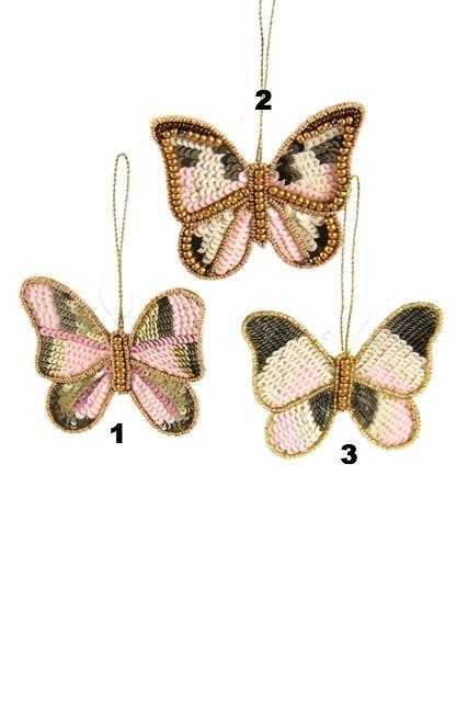 " Glinting Butterfly " Ornament (Multiple Styles)