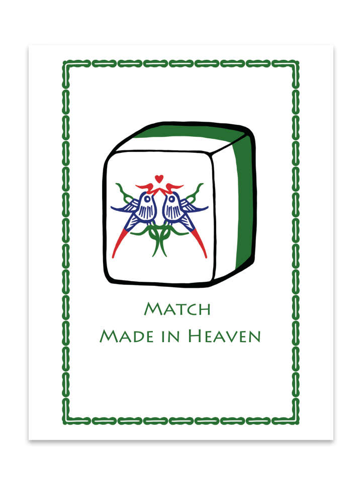 " Match Made In Heaven " Card - Thorn and Burrow