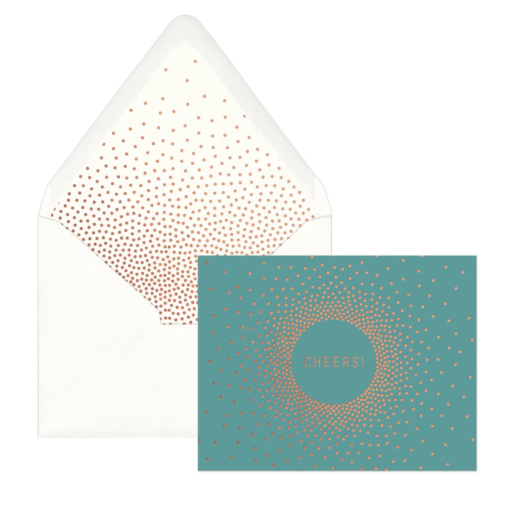 Radiate "Cheers" | Envelope & Note Cards