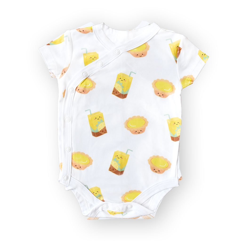 Organic Cotton Bodysuit - Vita Lemon Tea & Egg Tart