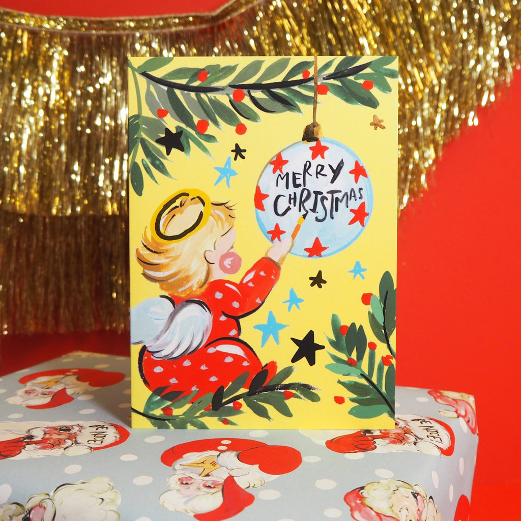 " Merry Christmas Angel " Card