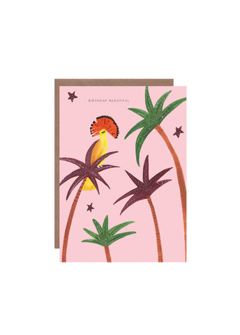 " Paradise Bird " Card