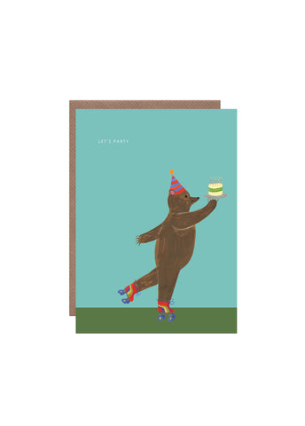 " Party Bear " Card