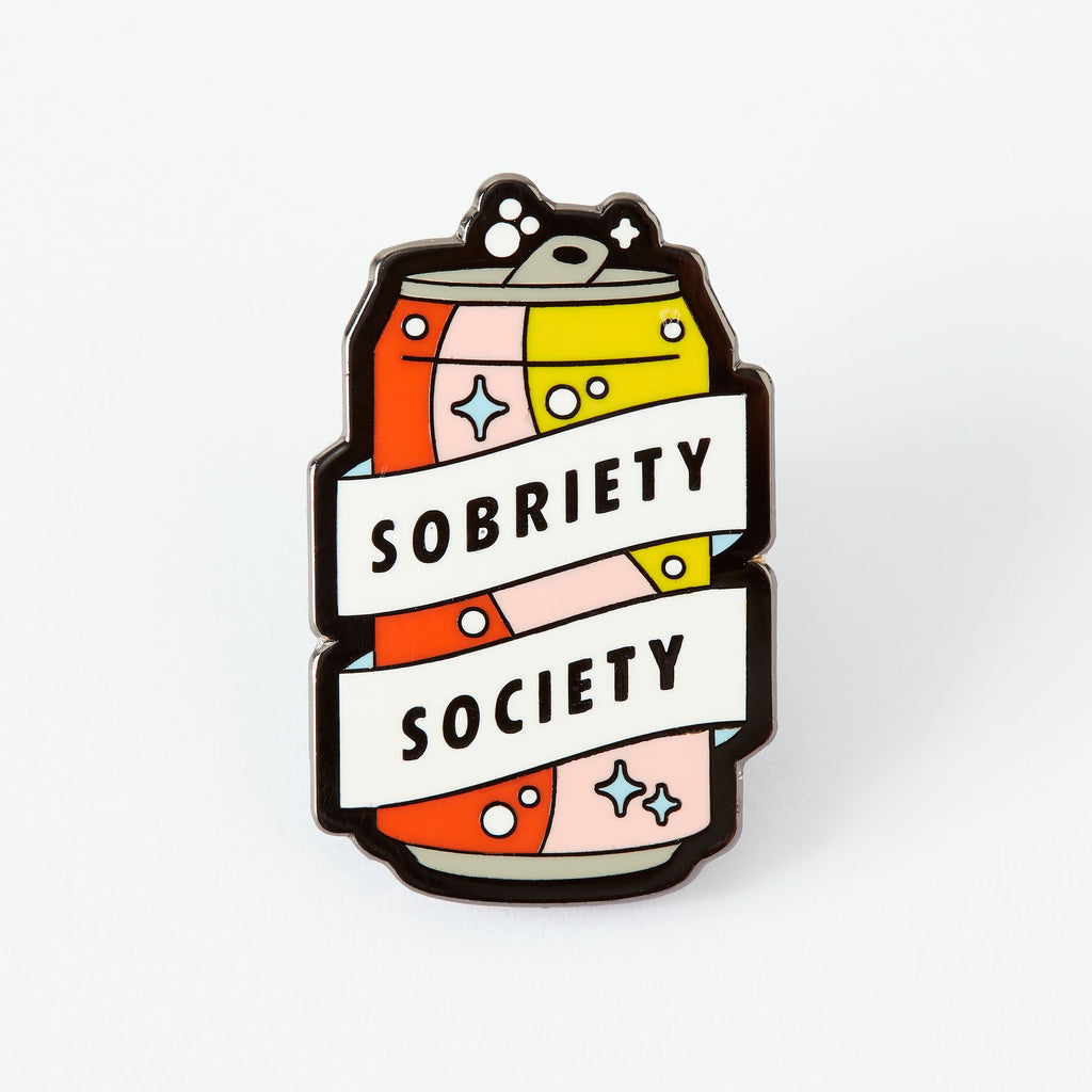 Sobriety Society Enamel Pin