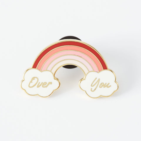 Over You Enamel Pin