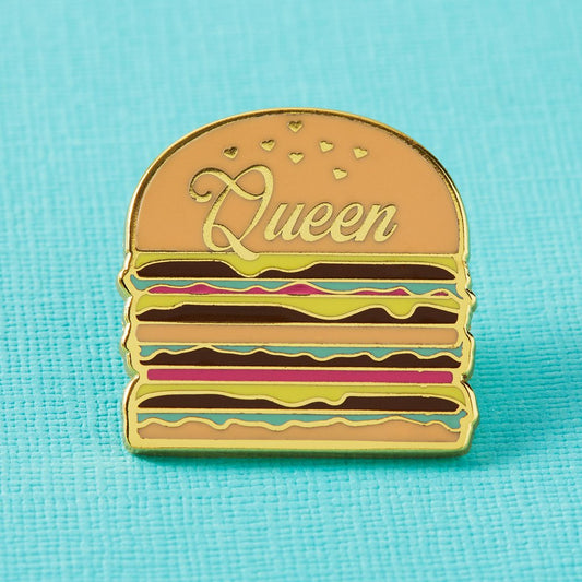 Elorasaurus Burger Queen Enamel Pin