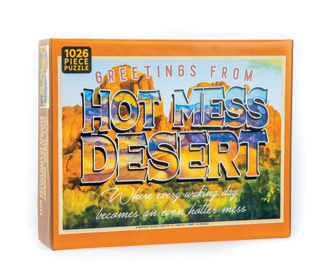 Greetings from Hot Mess Desert Puzzle