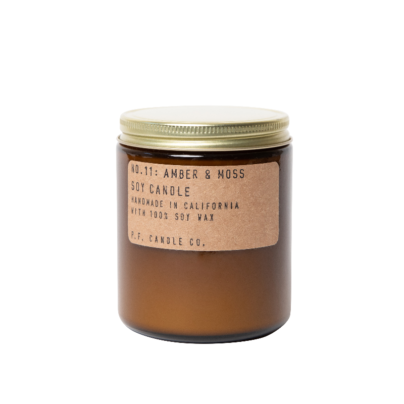 Amber & Moss Soy Candle (Multiple Sizes)