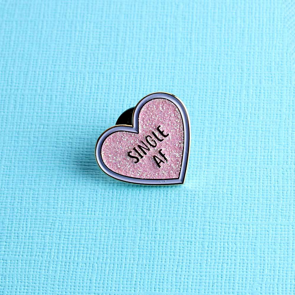 Single AF Enamel Pin