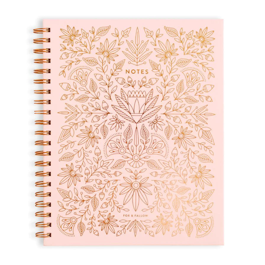 Rose Quartz Large Spiral Notebook