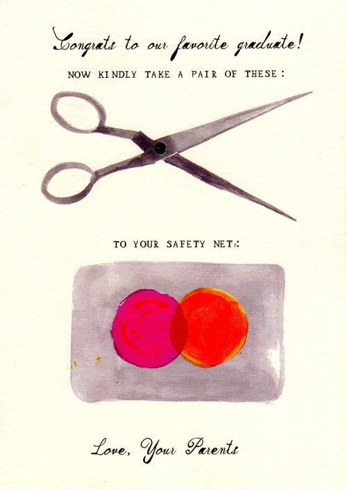 'A Hole In Your Safety Net' Card
