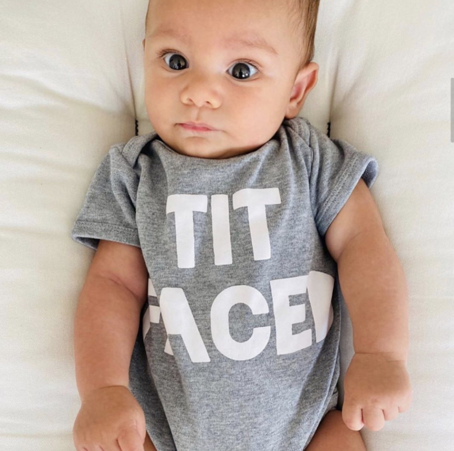 Tit Faced Funny Baby Onesie Thorn and Burrow