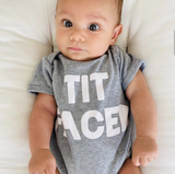 Tit Faced Funny Baby Onesie