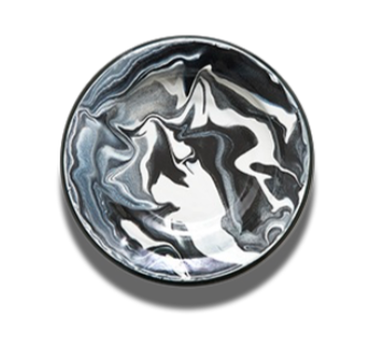 Product image of Marble Deep Plate (Multiple Colors)