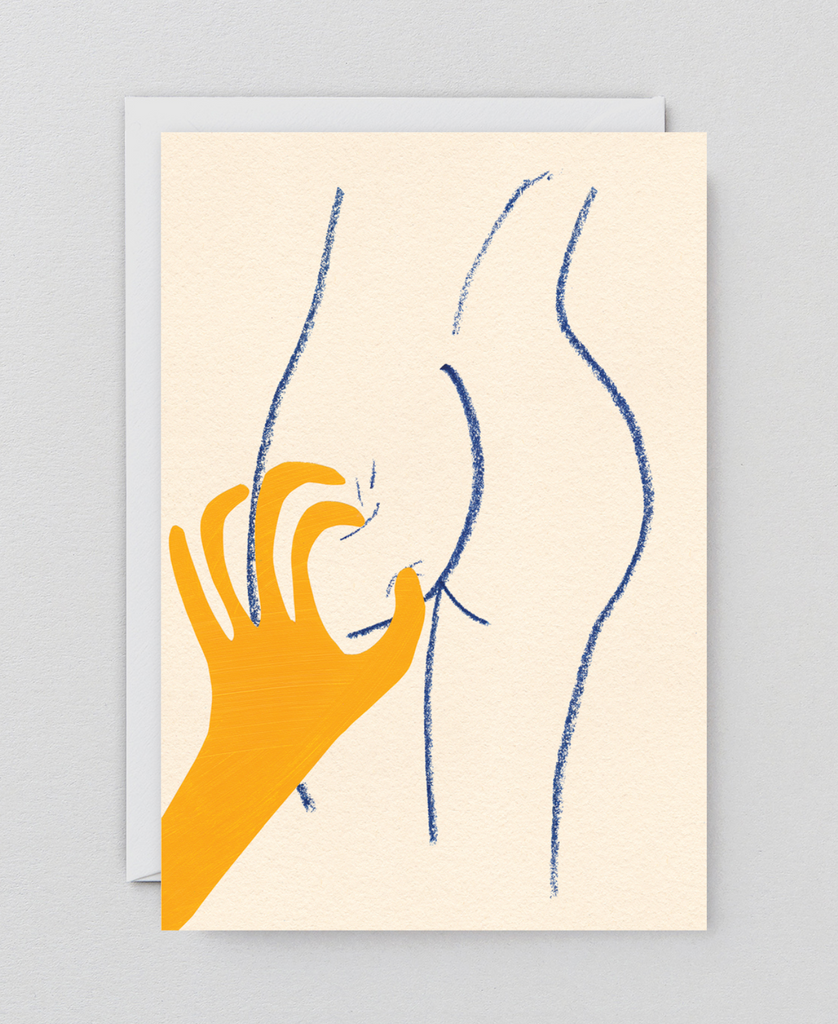 " Cheeky Bum Squeeze " Card