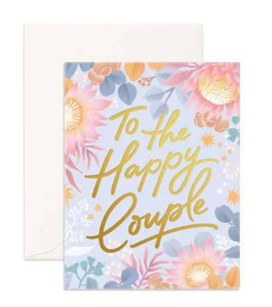 " Happy Couple " Greeting Card