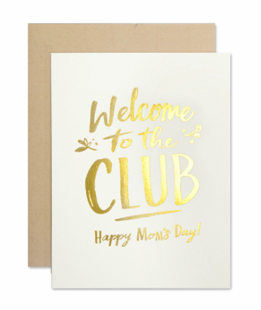 "WELCOME TO THE CLUB" Card