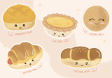 Bakery Buns - Notecards