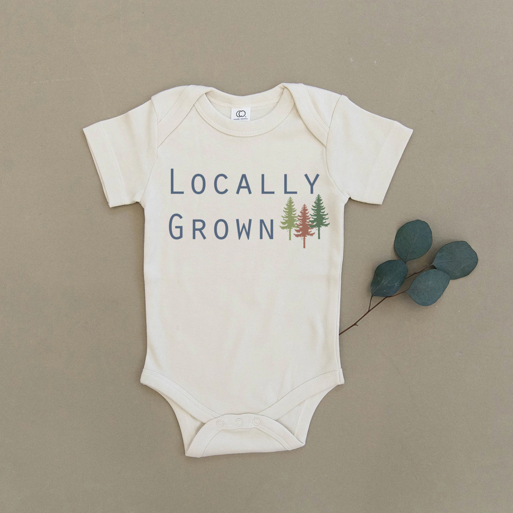Locally Grown Organic Baby Bodysuit