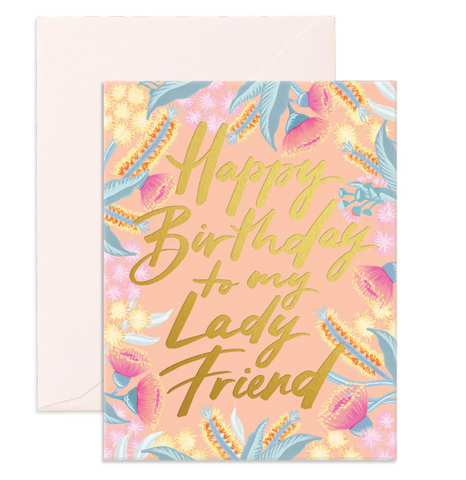 " Lady Friend " Card