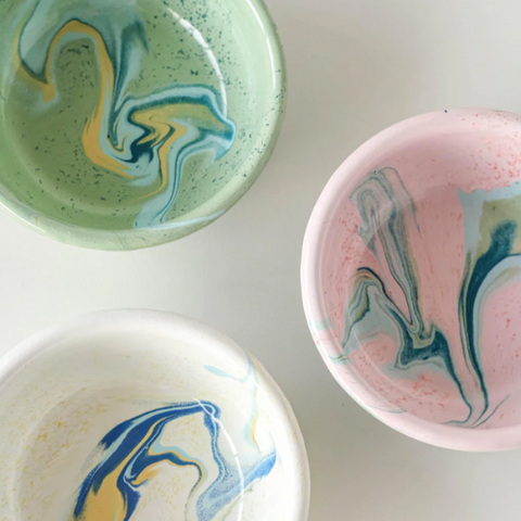 Marble Bowl (Multiple Colors)