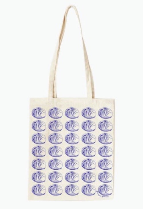 Baozi Pattern Canvas Tote Bag - Thorn and Burrow
