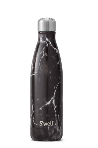 Black Marble - Stainless Steel S'well Water Bottle