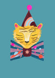 Magical Party Tiger Art Print