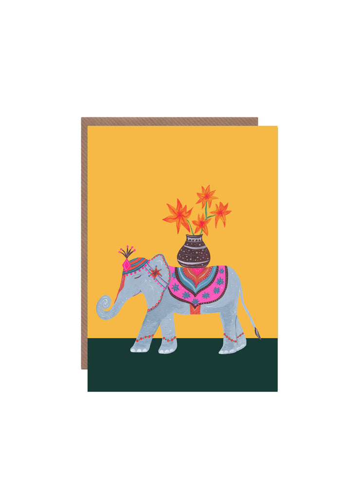 " Tropical Elephant " Card