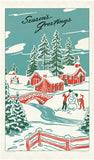 " Winter Wonderland " Tea Towel