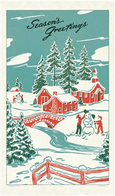 " Winter Wonderland " Tea Towel