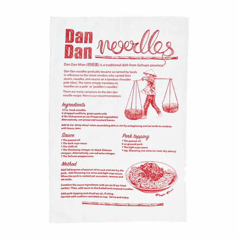 Dan Dan Noodles Tea Towel